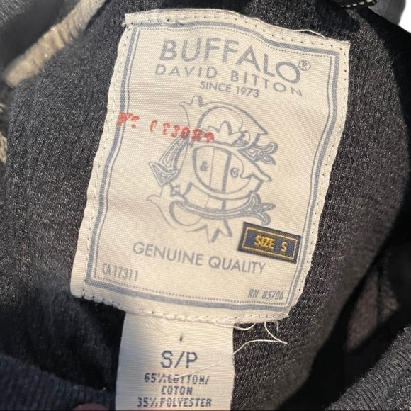 Buffalo David Henley Style Top with Hood - Picture 3 of 3